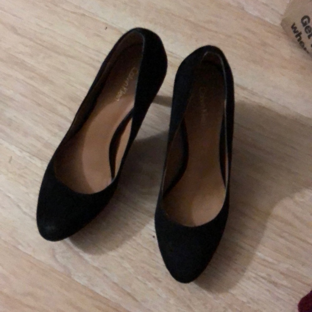 Calvin Klein black heels